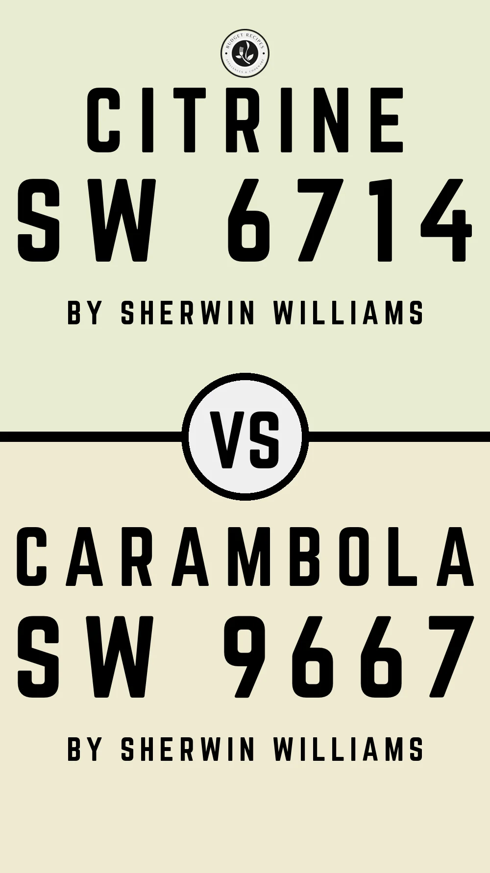 Citrine SW 6714 vs Carambola SW 9667