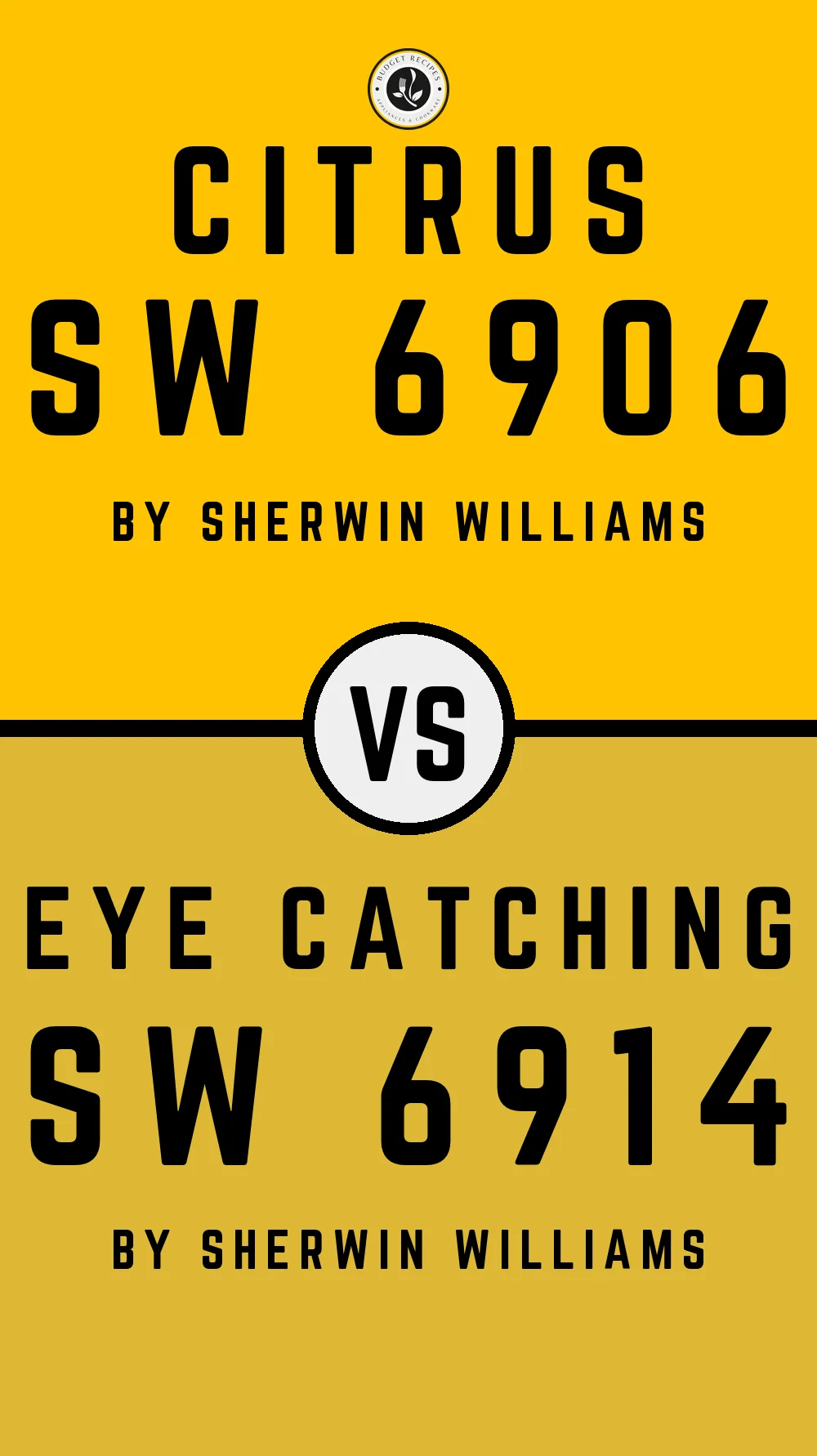 Citrus SW 6906 vs Eye Catching SW 6914