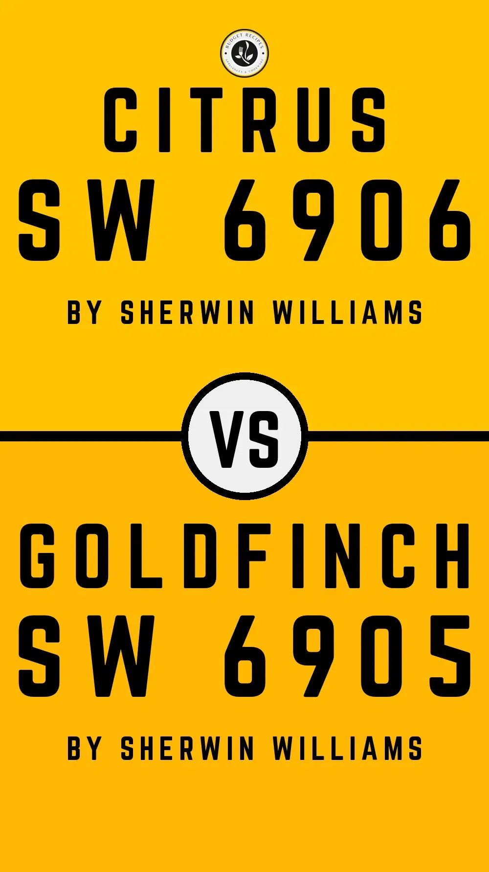 Citrus SW 6906 vs Goldfinch SW 6905