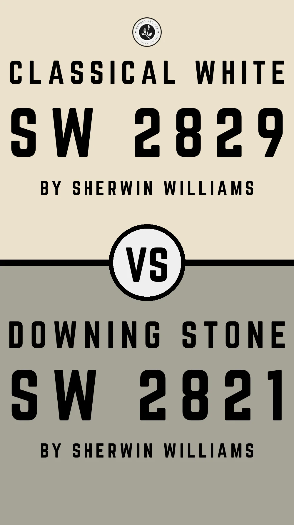 Classical White SW 2829 vs Downing Stone SW 2821