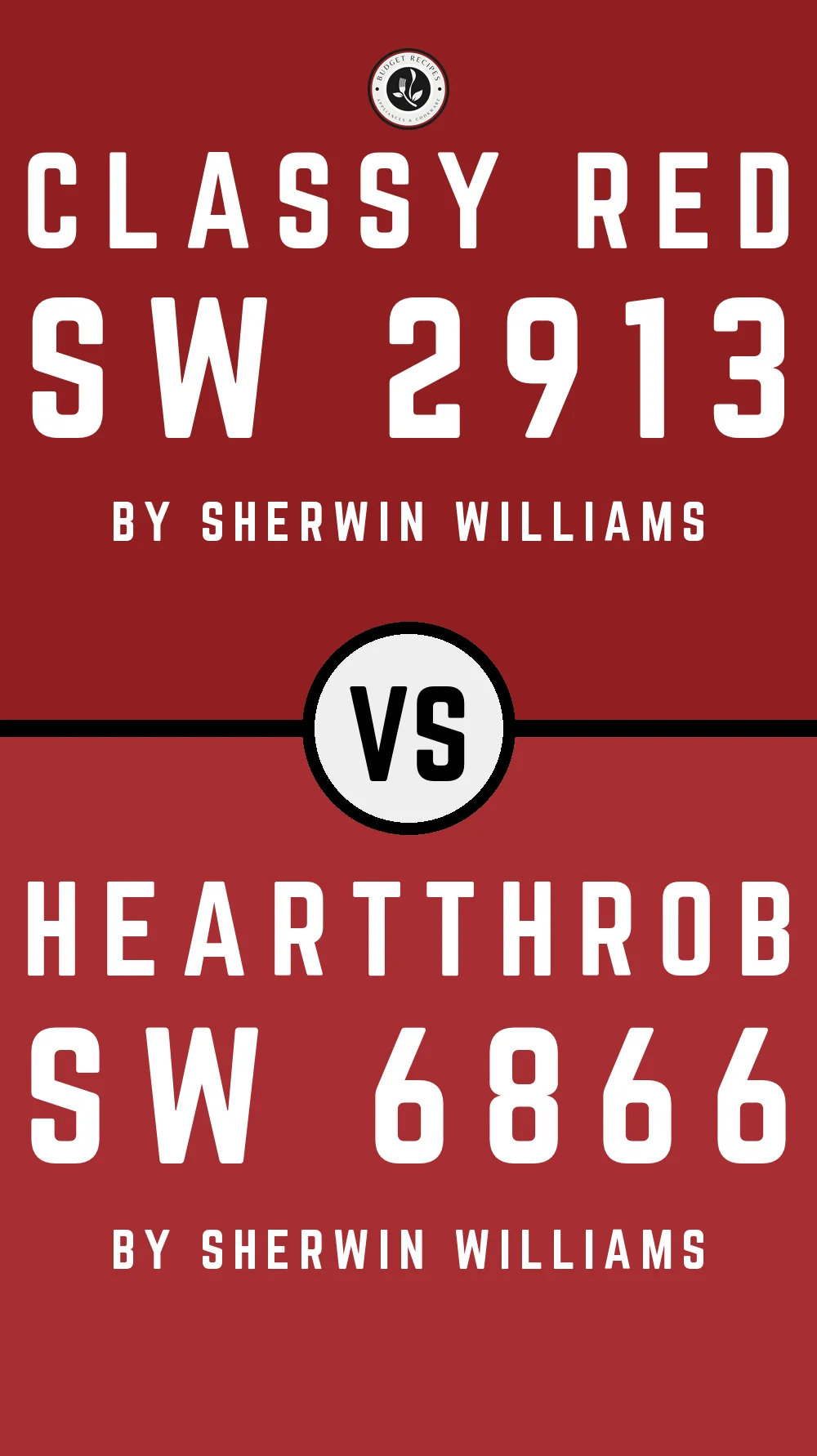 Classy Red SW 2913 vs Heartthrob SW 6866