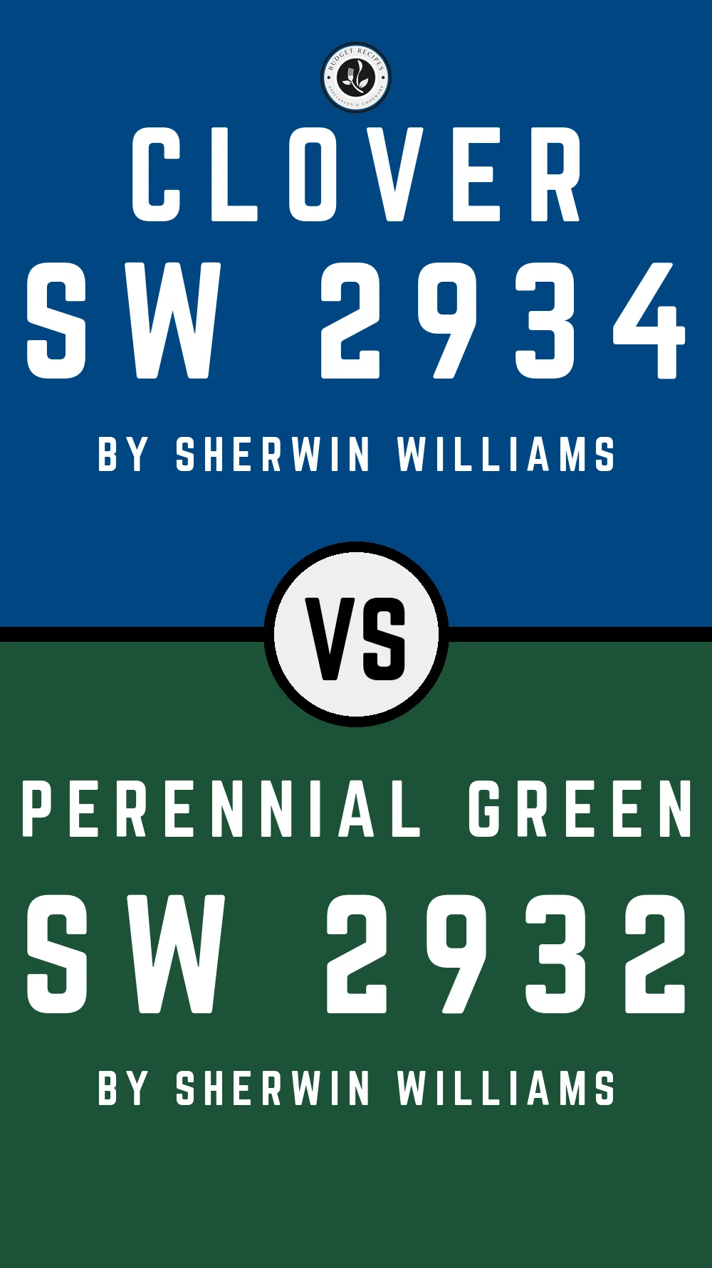Clover SW 2934 vs Perennial Green SW 2932