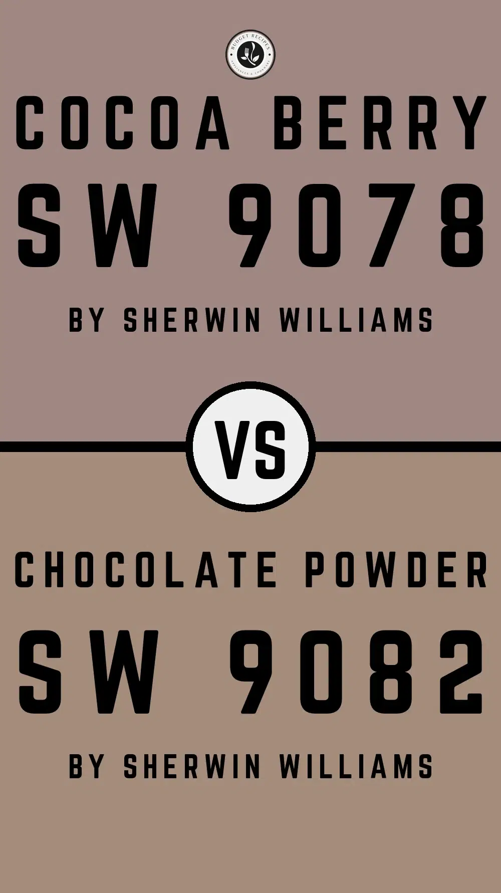 Cocoa Berry SW 9078 vs Chocolate Powder SW 9082