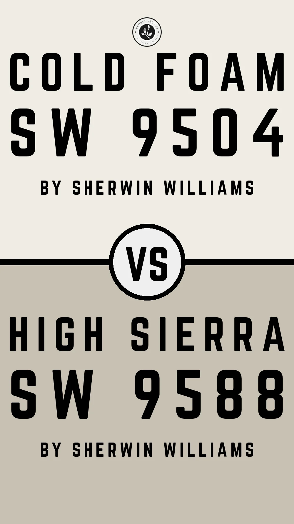 Cold Foam SW 9504 vs High Sierra SW 9588