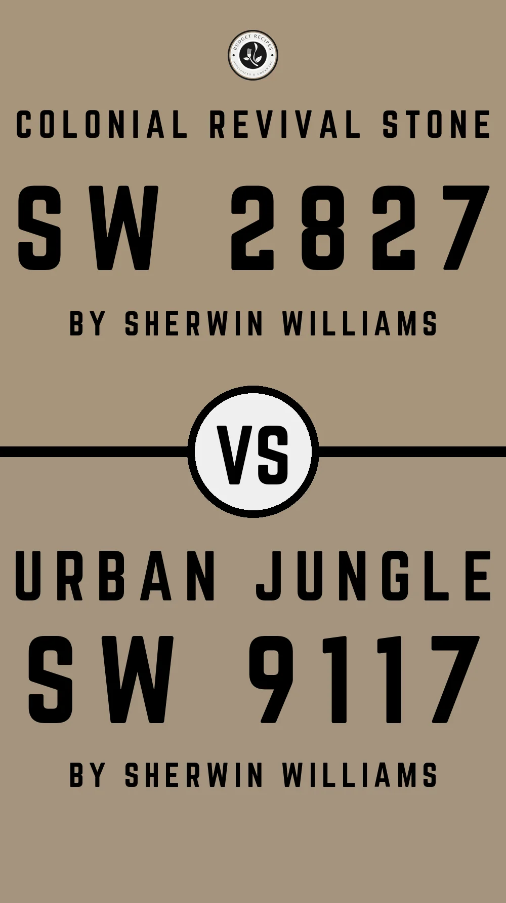 Colonial Revival Stone SW 2827 vs Urban Jungle SW 9117