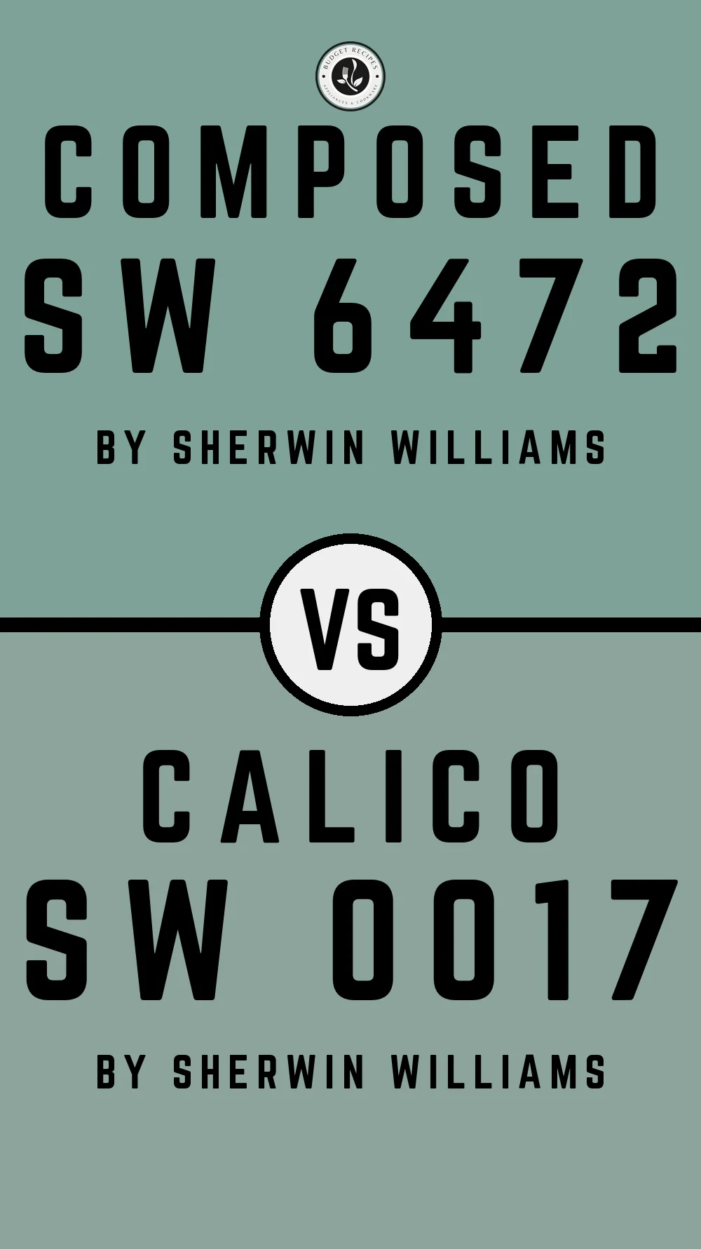 Composed SW 6472 vs Calico SW 0017