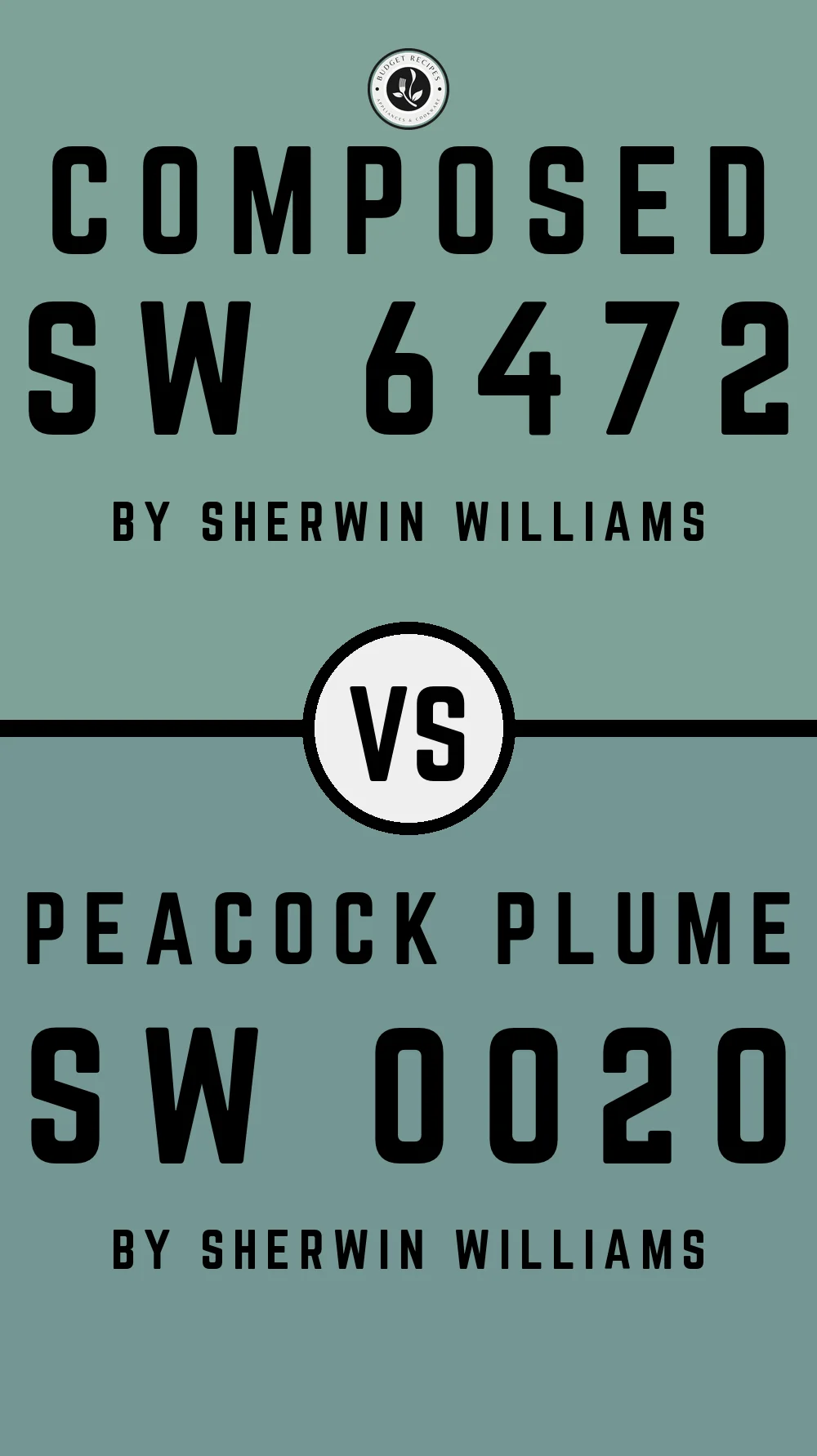 Composed SW 6472 vs Peacock Plume SW 0020