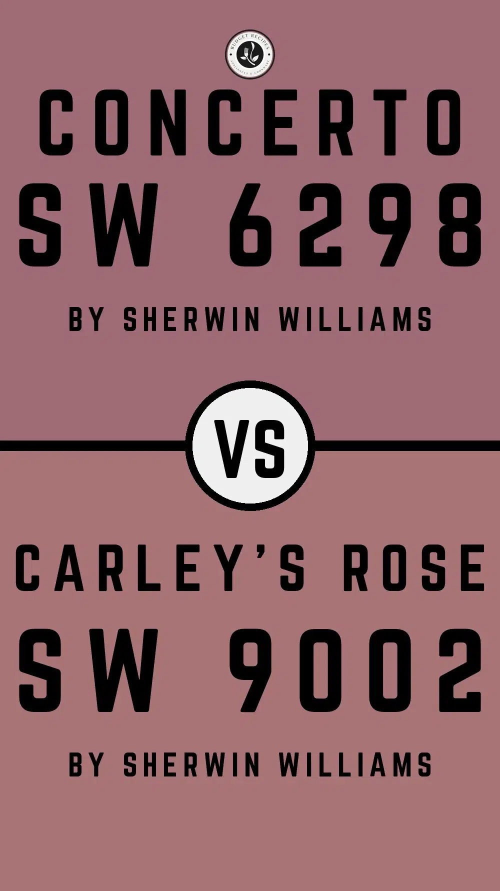 Concerto SW 6298 vs Carley's Rose SW 9002