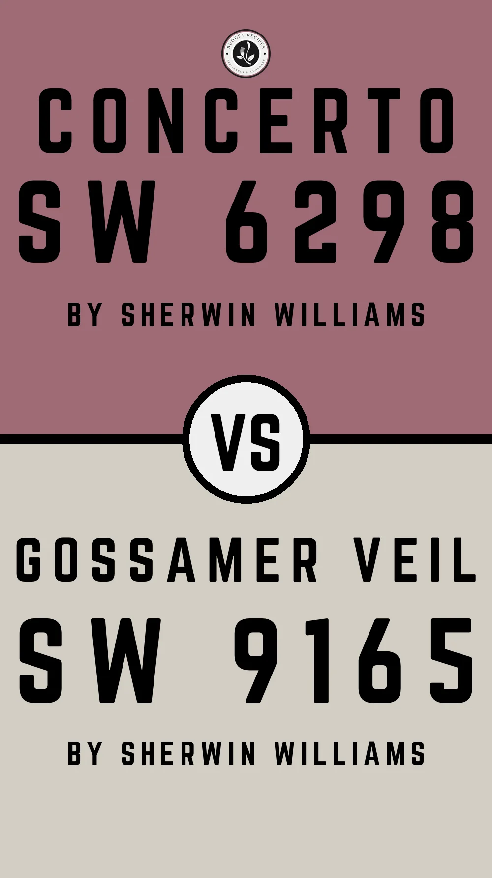 Concerto SW 6298 vs Gossamer Veil SW 9165