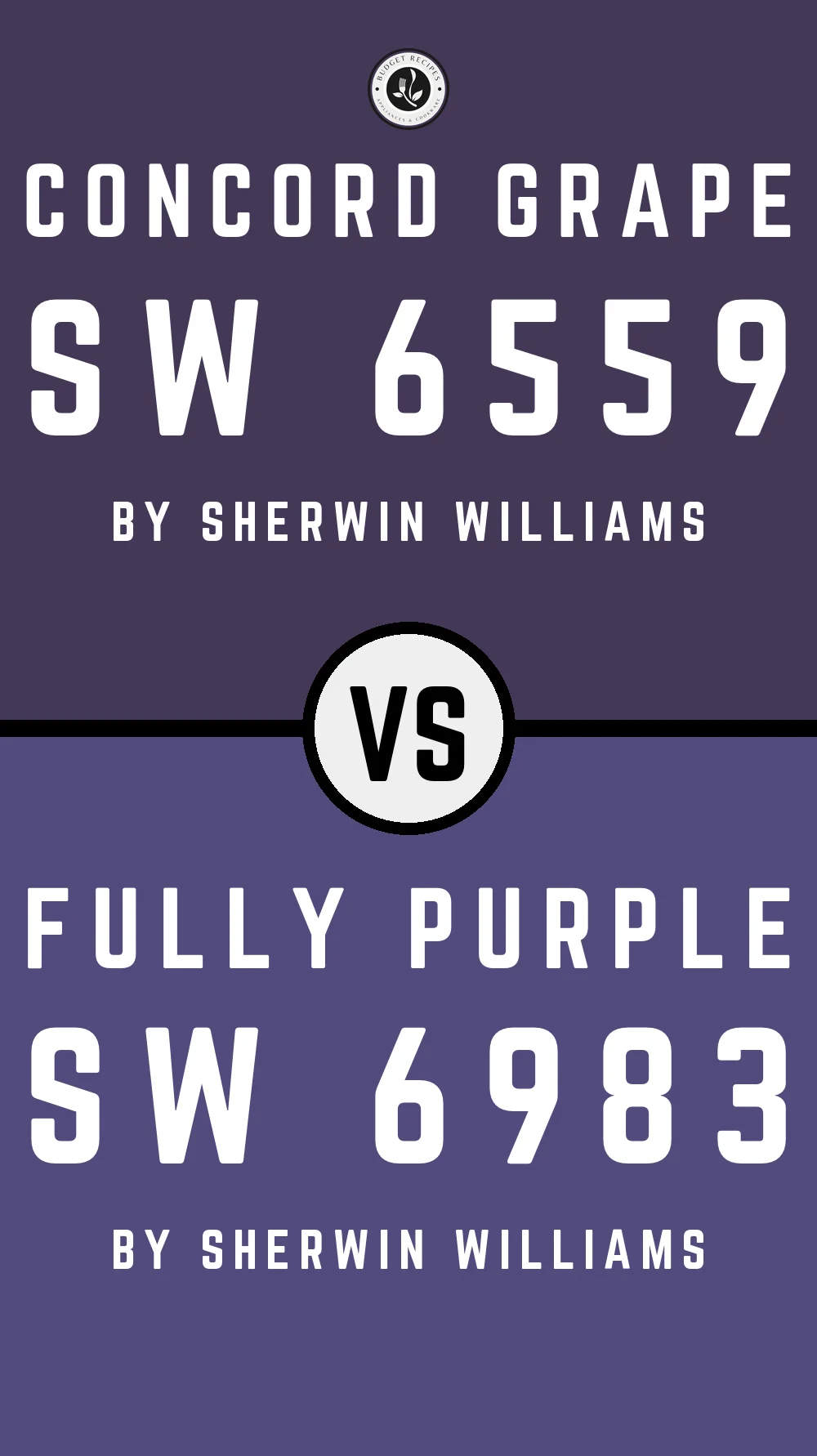 Concord Grape SW 6559 vs Fully Purple SW 6983