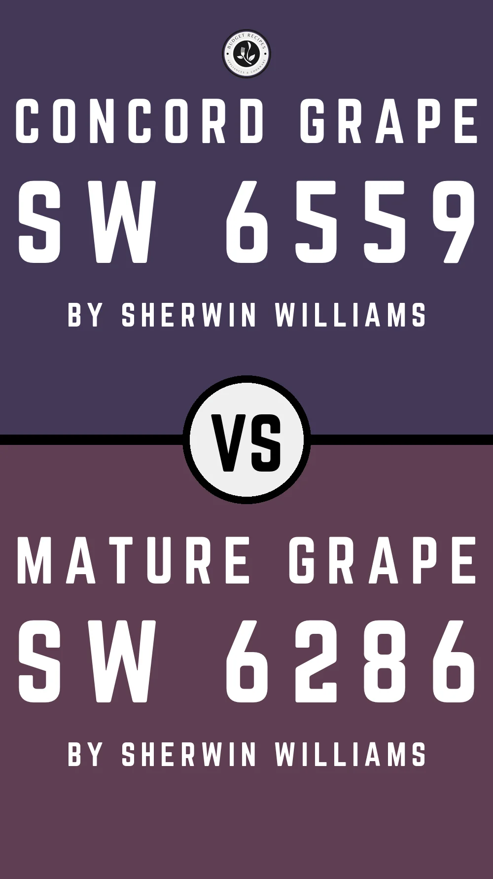 Concord Grape SW 6559 vs Mature Grape SW 6286