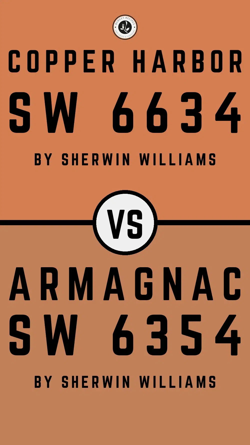 Copper Harbor SW 6634 vs Armagnac SW 6354