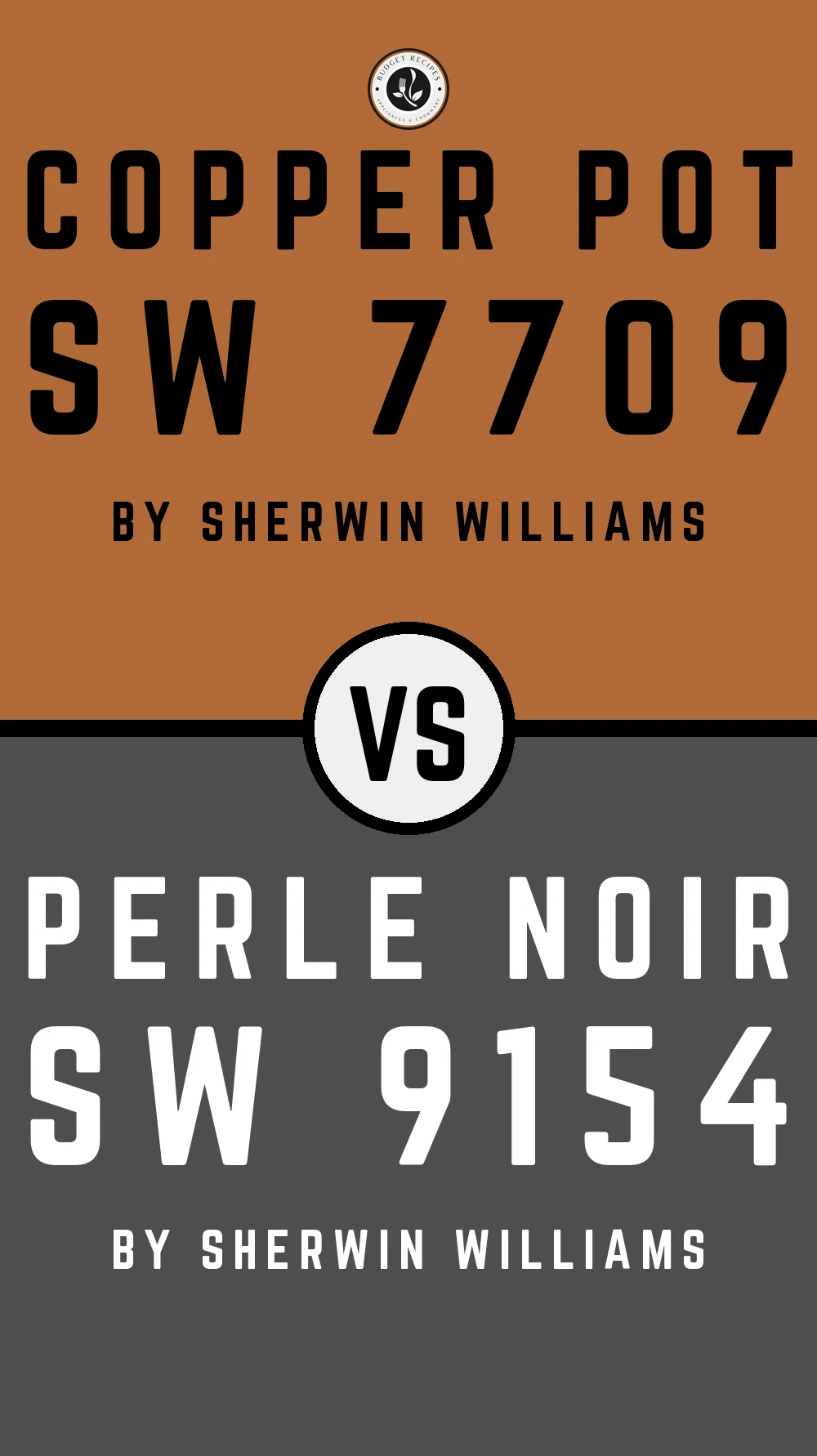 Copper Pot SW 7709 vs Perle Noir SW 9154