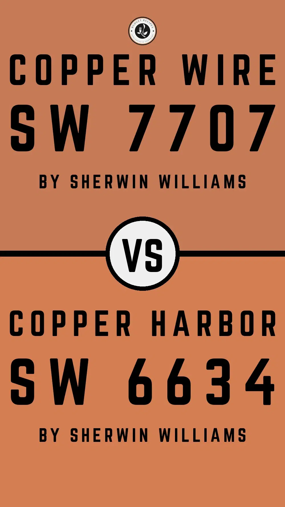 Copper Wire SW 7707 vs Copper Harbor SW 6634