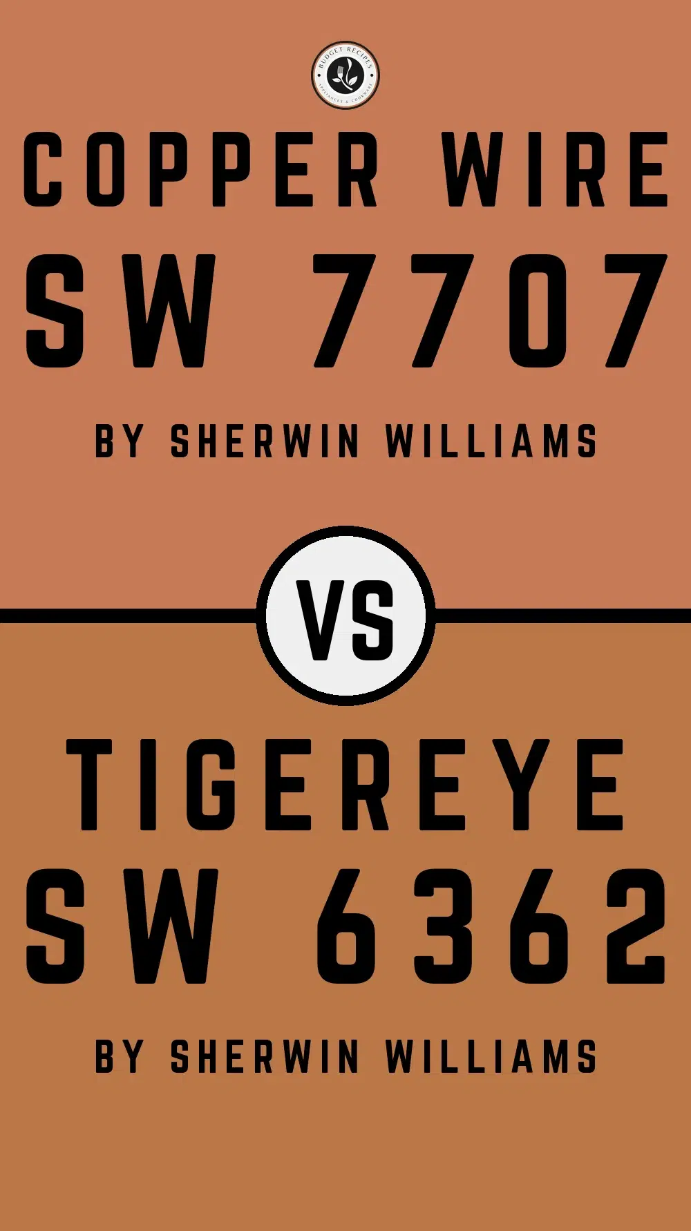 Copper Wire SW 7707 vs Tigereye SW 6362