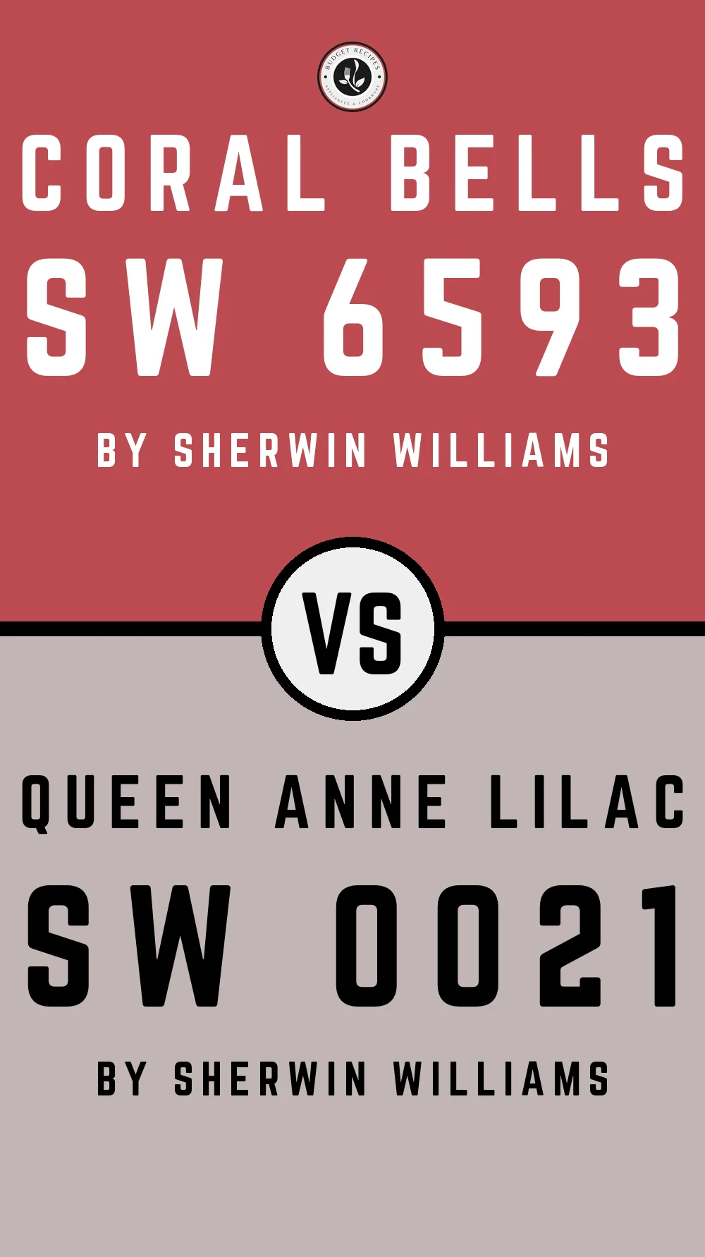 Coral Bells SW 6593 vs Queen Anne Lilac SW 0021