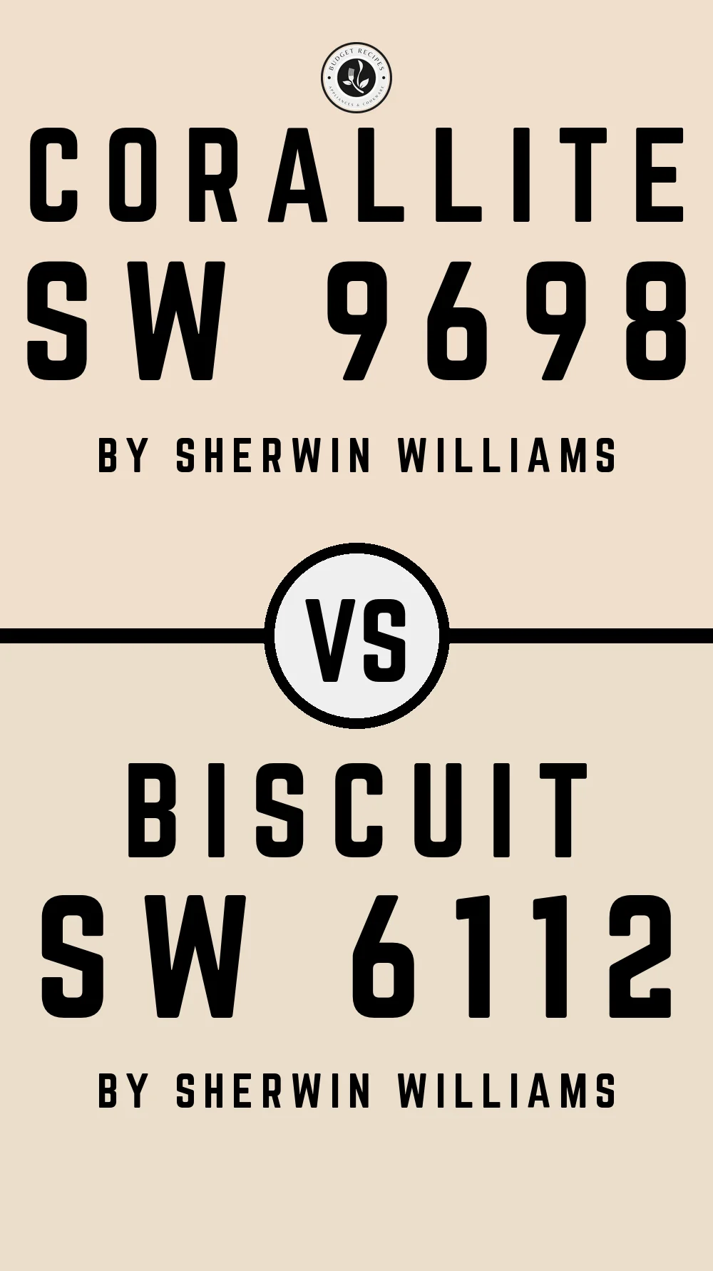 Corallite SW 9698 vs Biscuit SW 6112