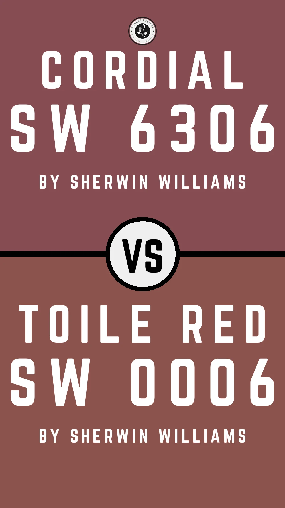 Cordial SW 6306 vs Toile Red SW 0006