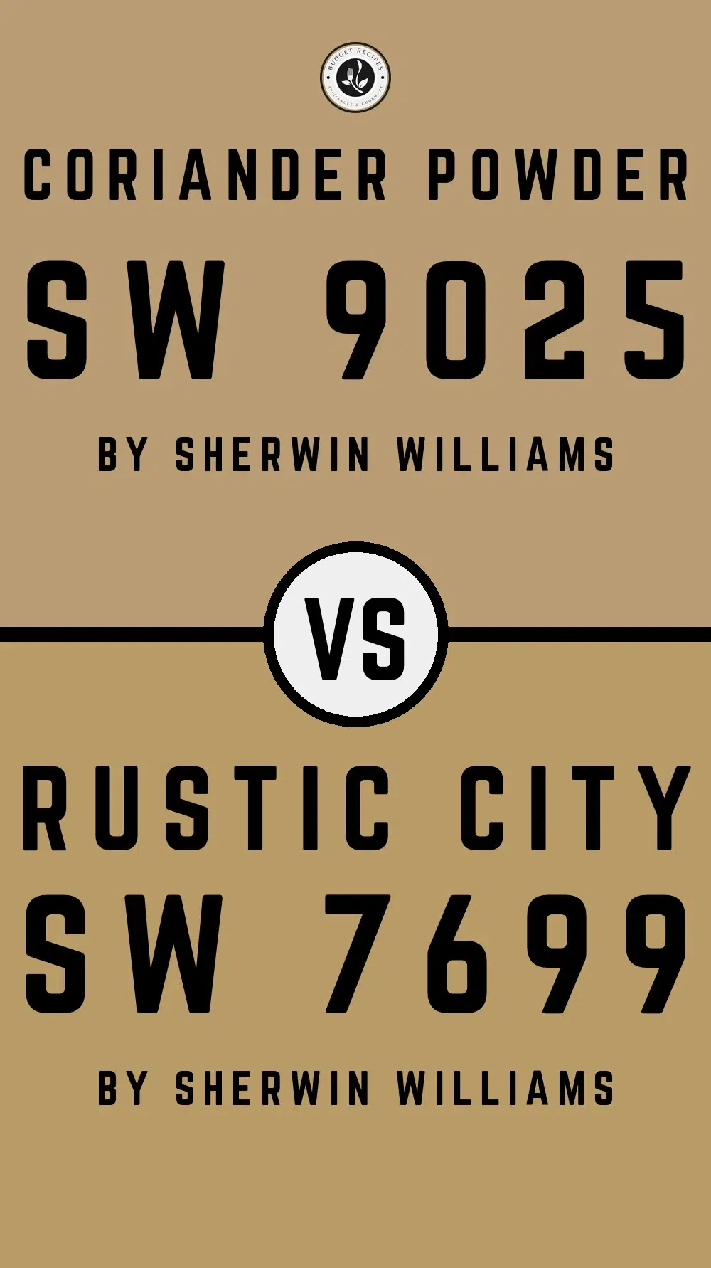 Coriander Powder SW 9025 vs Rustic City SW 7699
