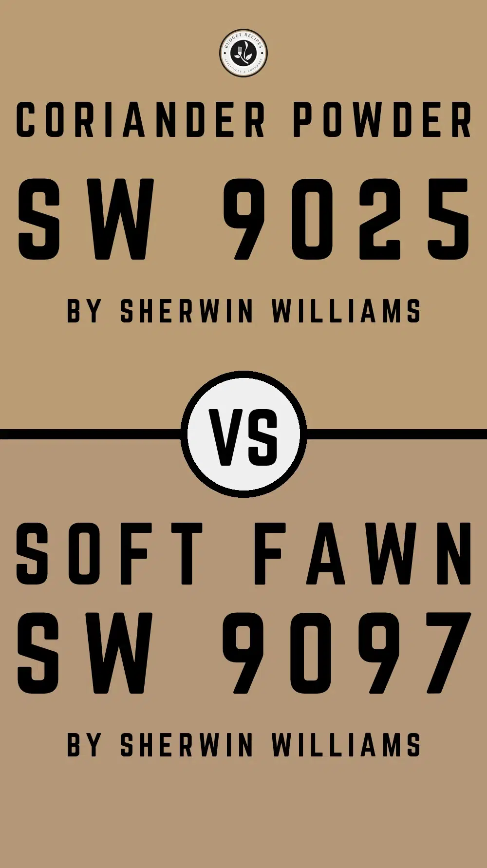 Coriander Powder SW 9025 vs Soft Fawn SW 9097