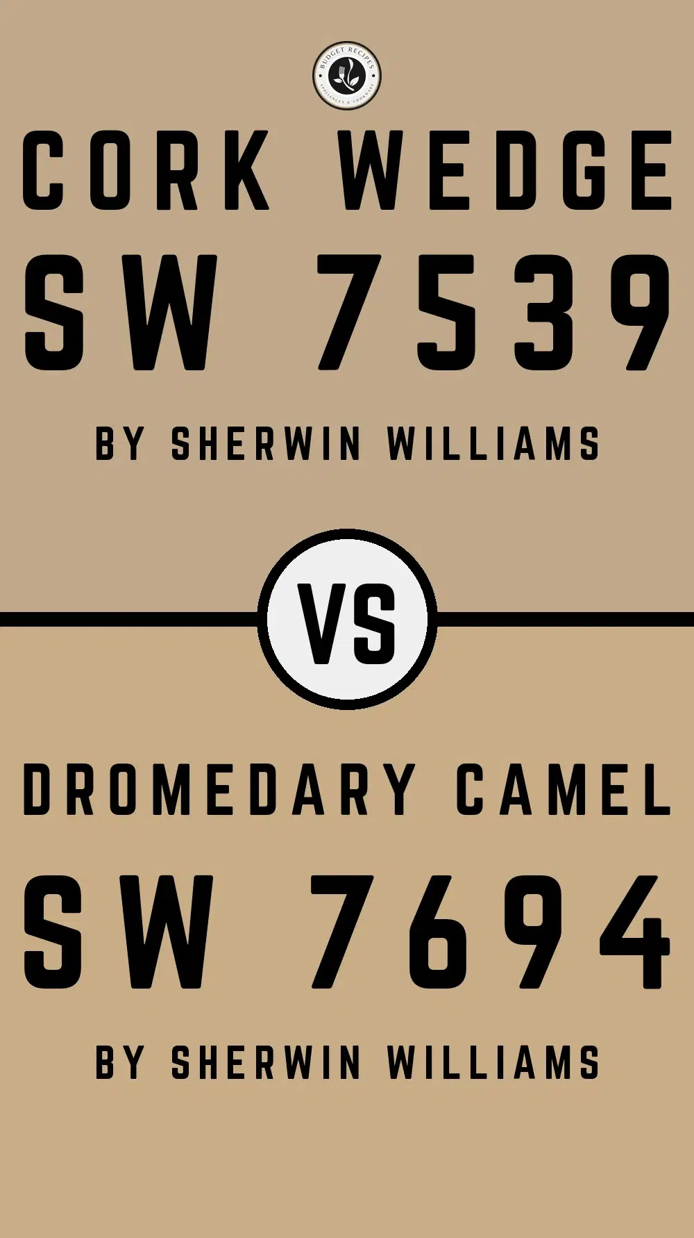 Cork Wedge SW 7539 vs Dromedary Camel SW 7694