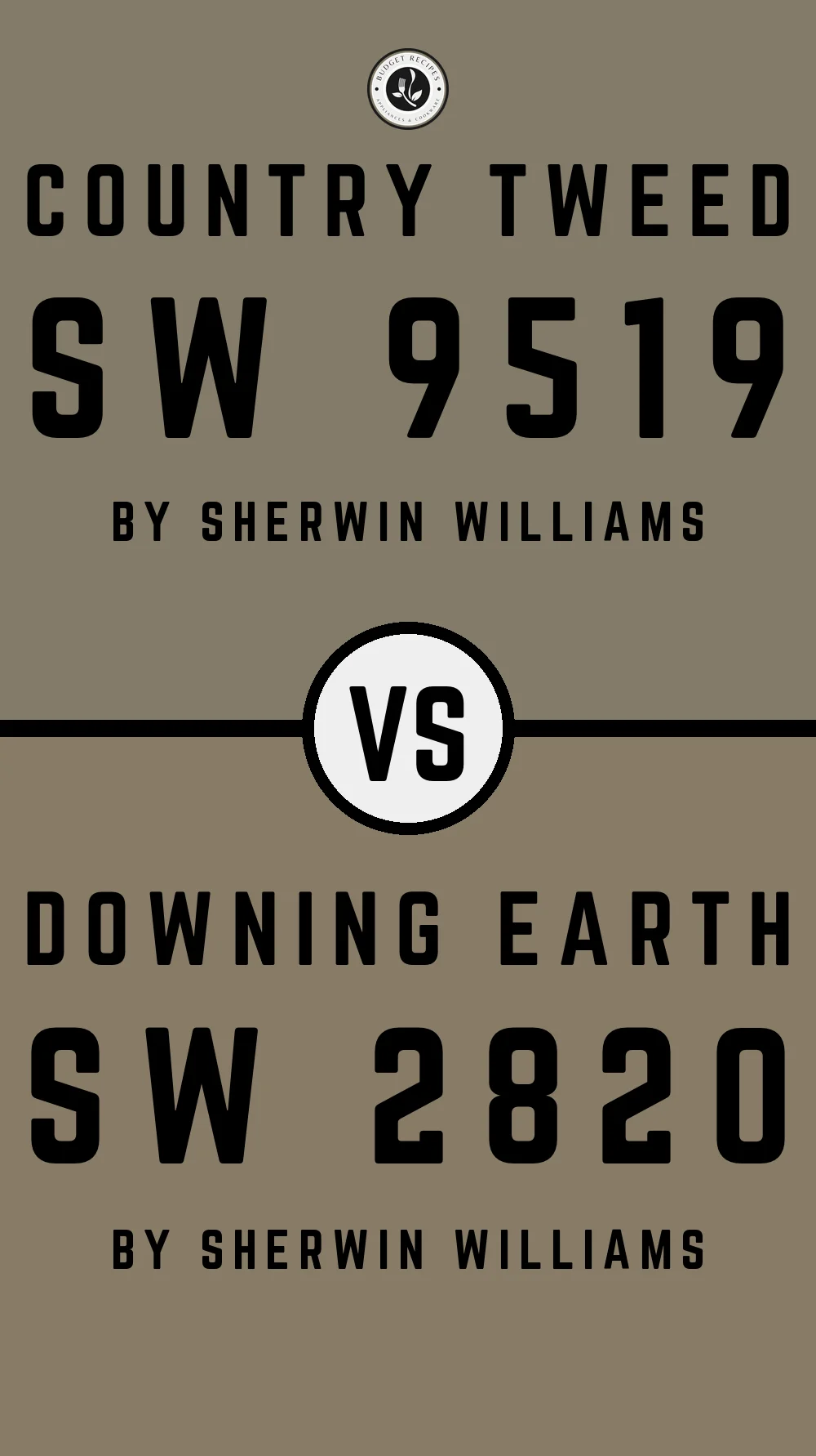 Country Tweed SW 9519 vs Downing Earth SW 2820