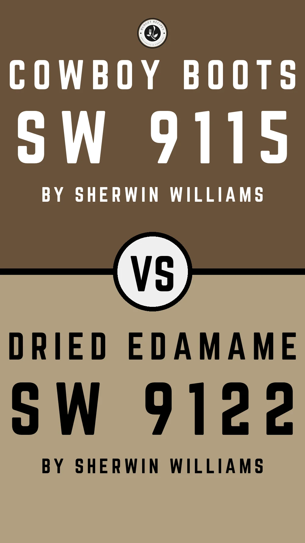 Cowboy Boots SW 9115 vs Dried Edamame SW 9122