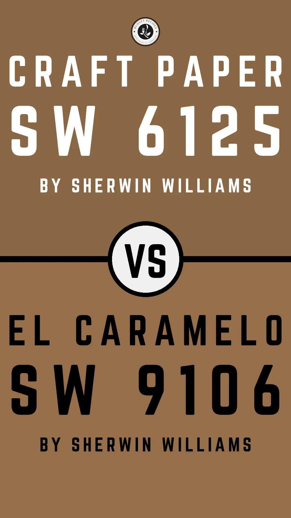 Craft Paper SW 6125 vs El Caramelo SW 9106