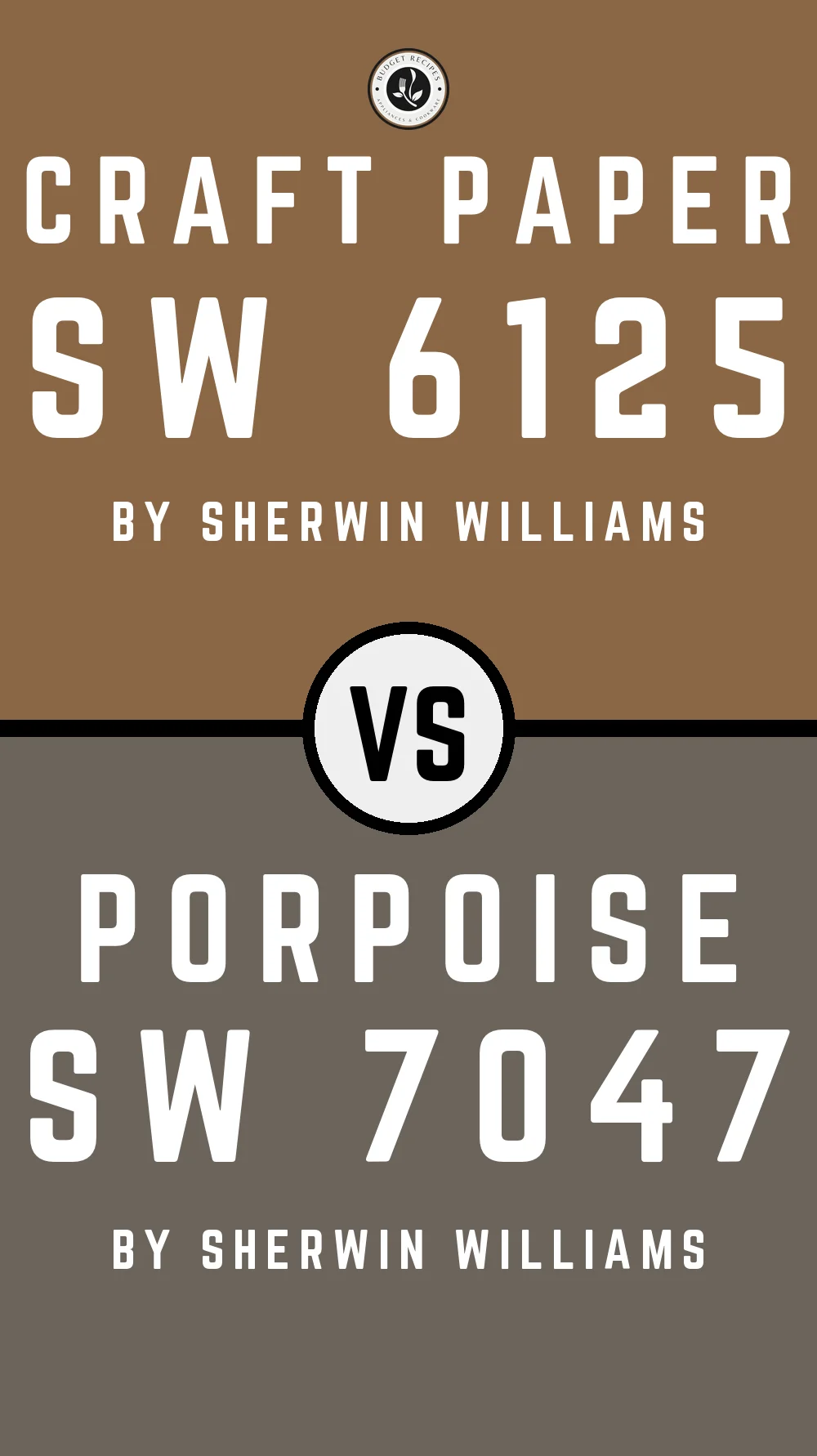 Craft Paper SW 6125 vs Porpoise SW 7047