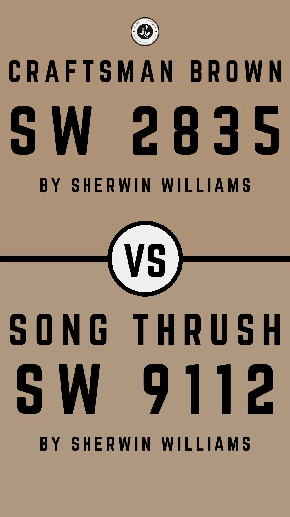 Craftsman Brown SW 2835 vs Song Thrush SW 9112