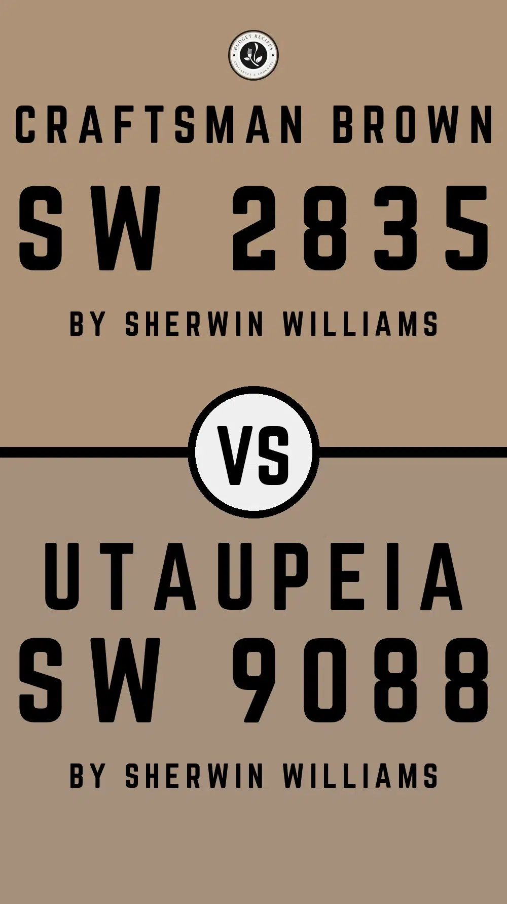 Craftsman Brown SW 2835 vs Utaupeia SW 9088