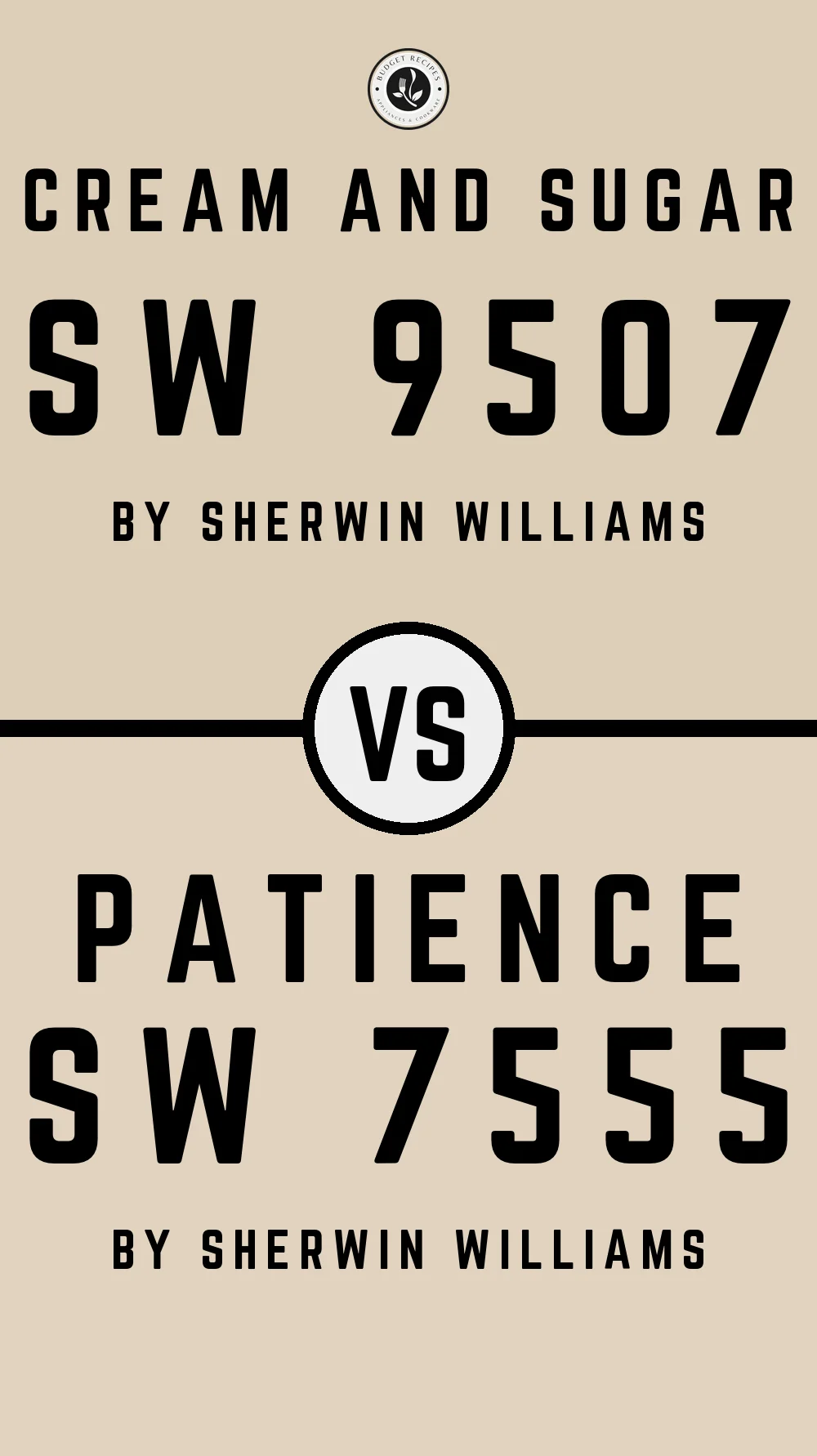 Cream and Sugar SW 9507 vs Patience SW 7555