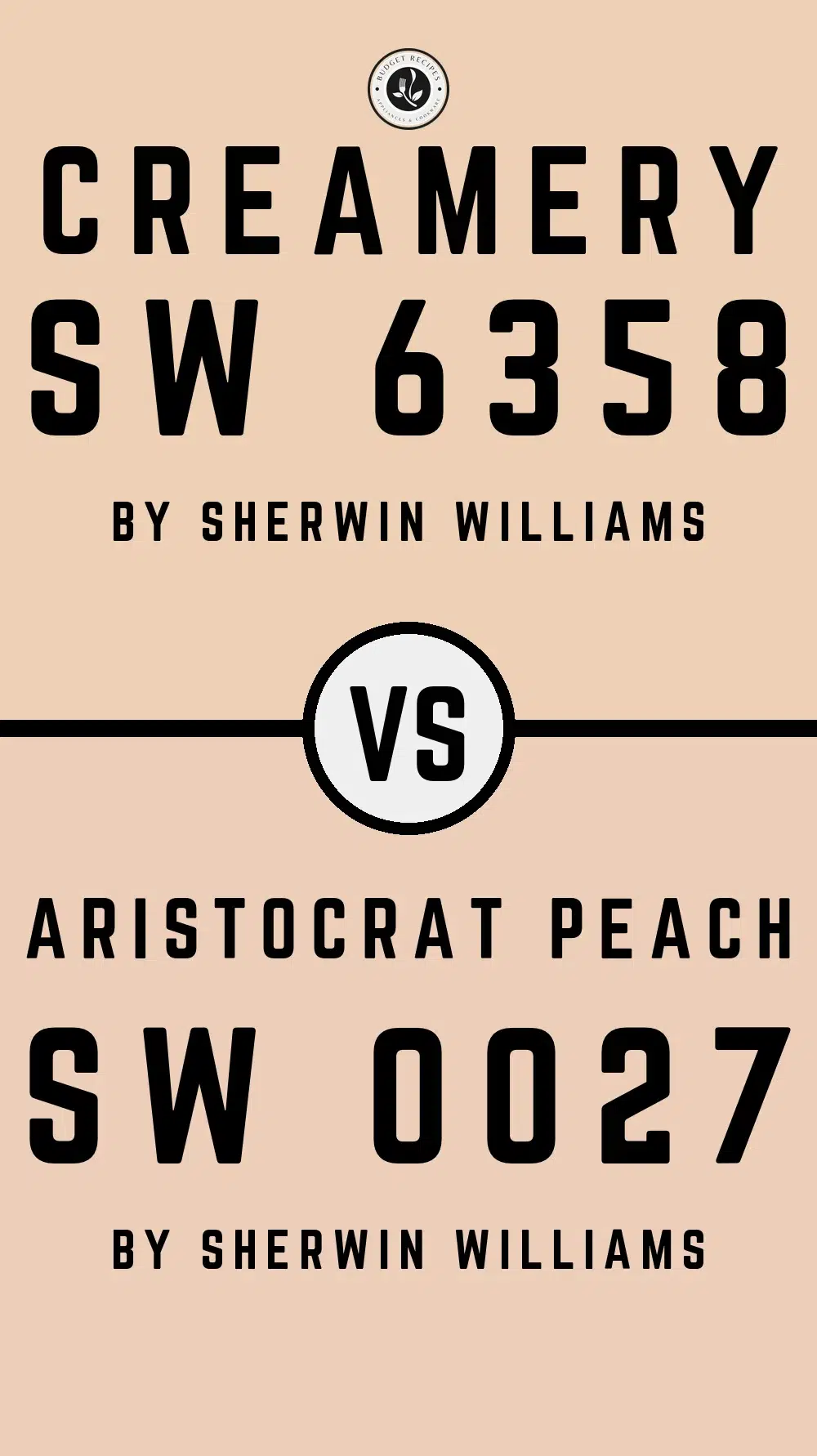 Creamery SW 6358 vs Aristocrat Peach SW 0027