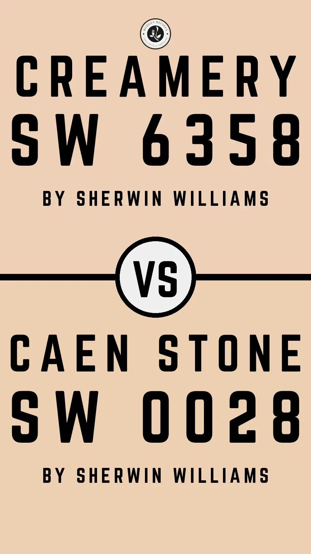 Creamery SW 6358 vs Caen Stone SW 0028