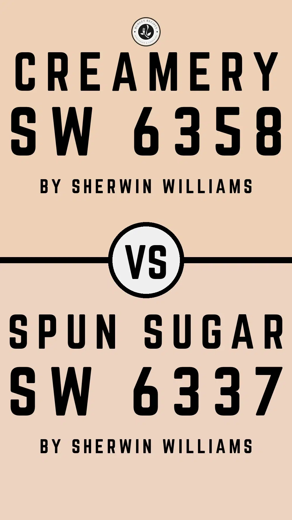 Creamery SW 6358 vs Spun Sugar SW 6337