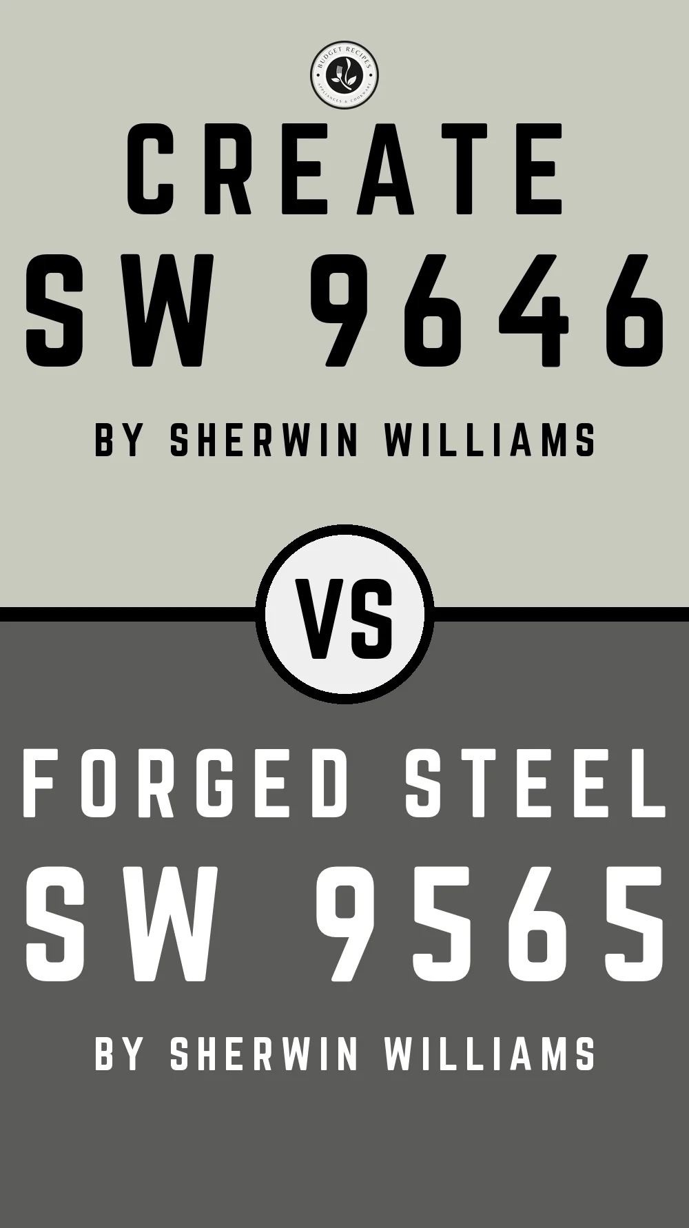 Create SW 9646 vs Forged Steel SW 9565