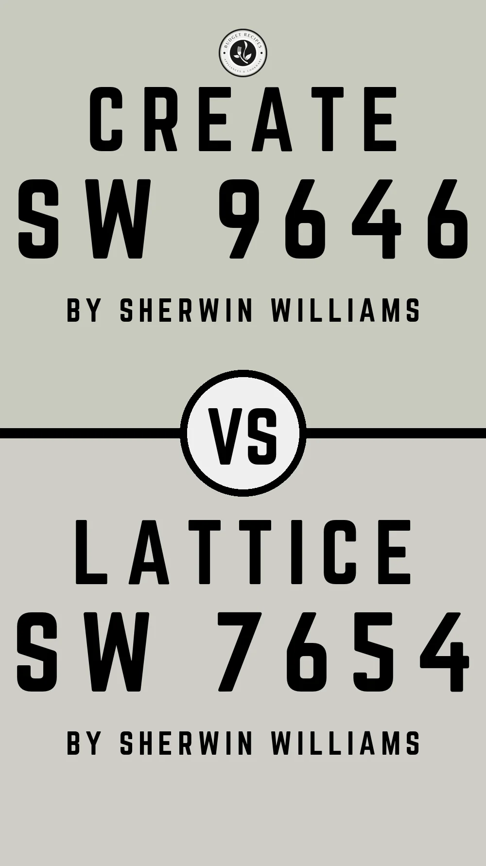 Create SW 9646 vs Lattice SW 7654