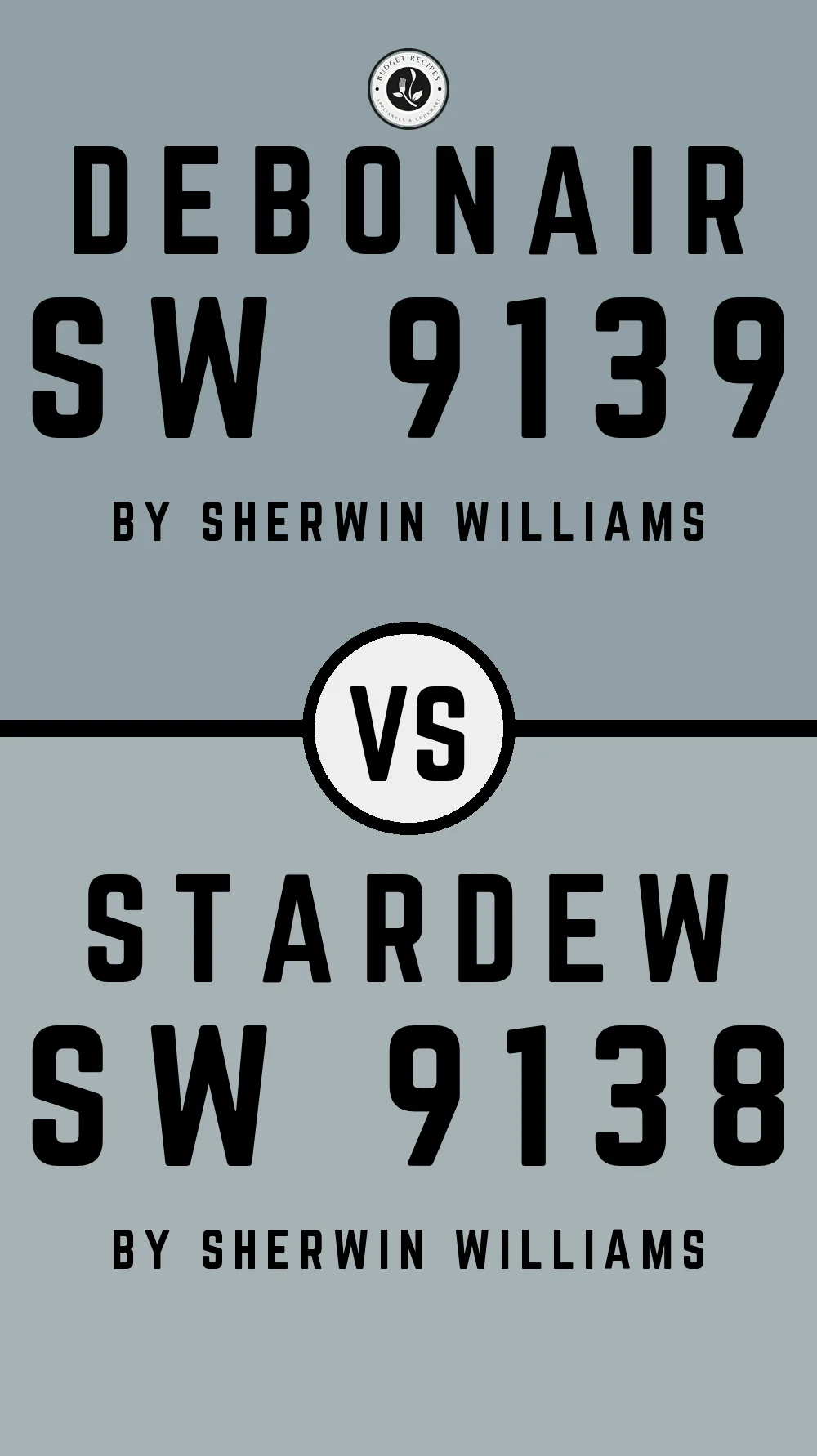 Debonair SW 9139 vs Stardew SW 9138