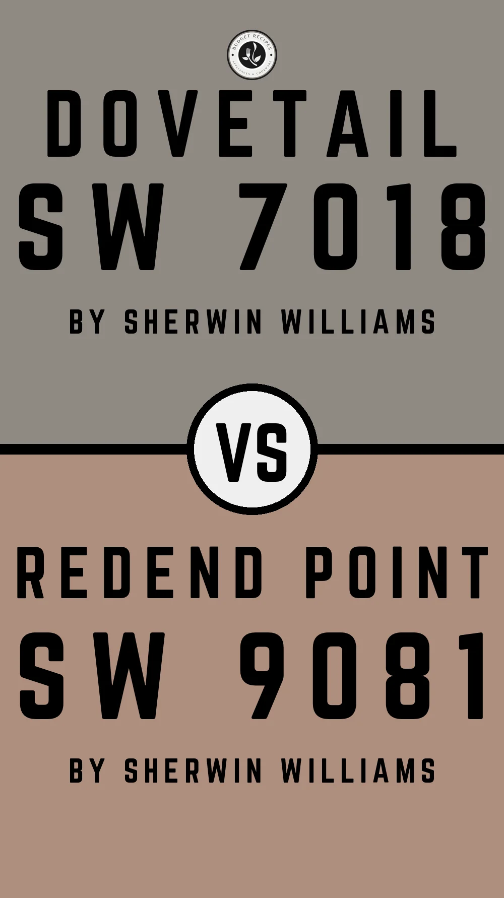Dovetail By Sherwin Williams SW 7018 With Redend Point SW 9081