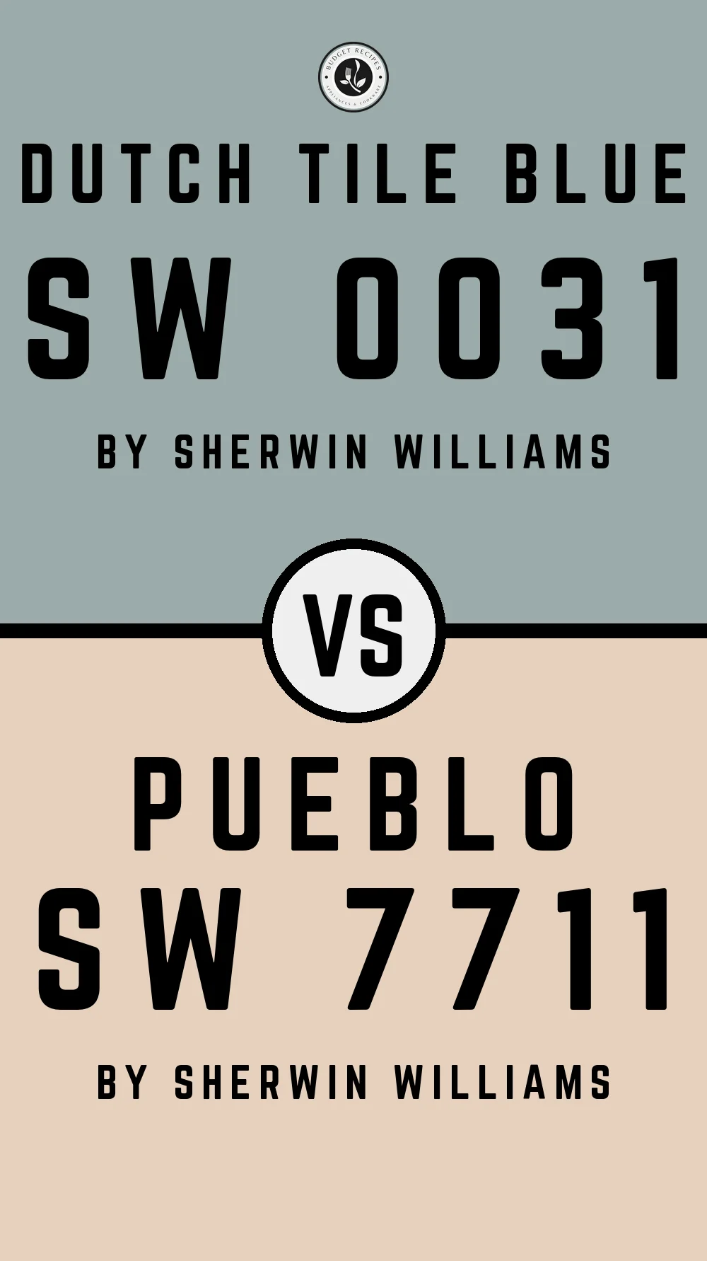 Dutch Tile Blue by Sherwin Williams SW 0031 with Pueblo SW 7711