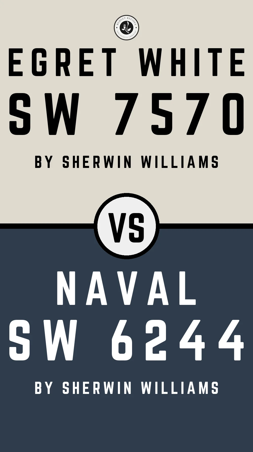 Egret White by Sherwin Williams SW 7570 with Naval SW 6244