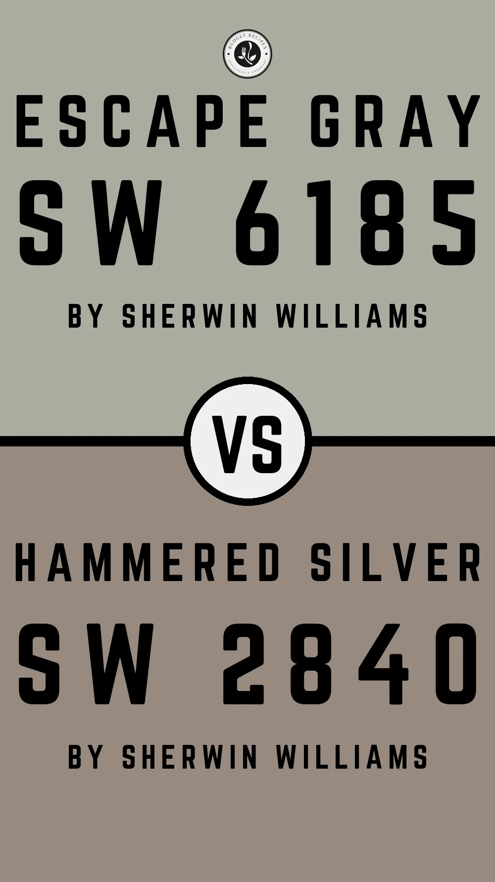 Escape Gray SW 6185 vs Roycroft Copper SW 2840