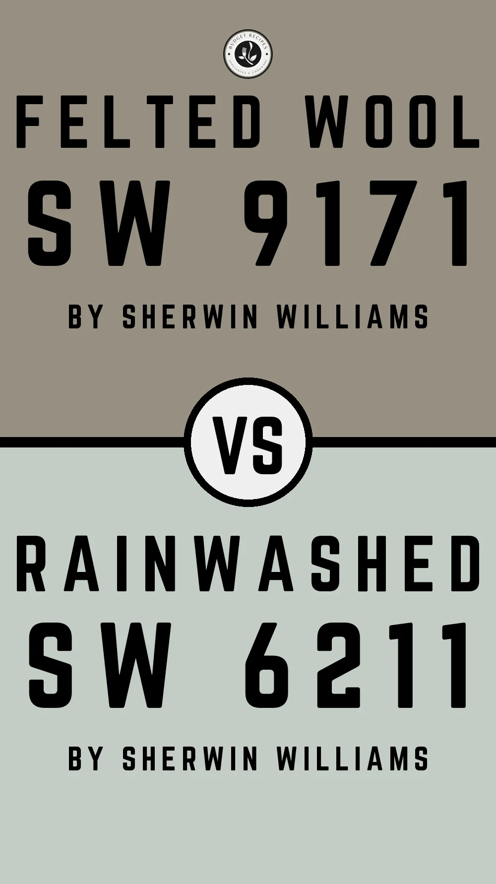 Felted Wool by Sherwin Williams SW 9171 with Rainwashed SW 6211