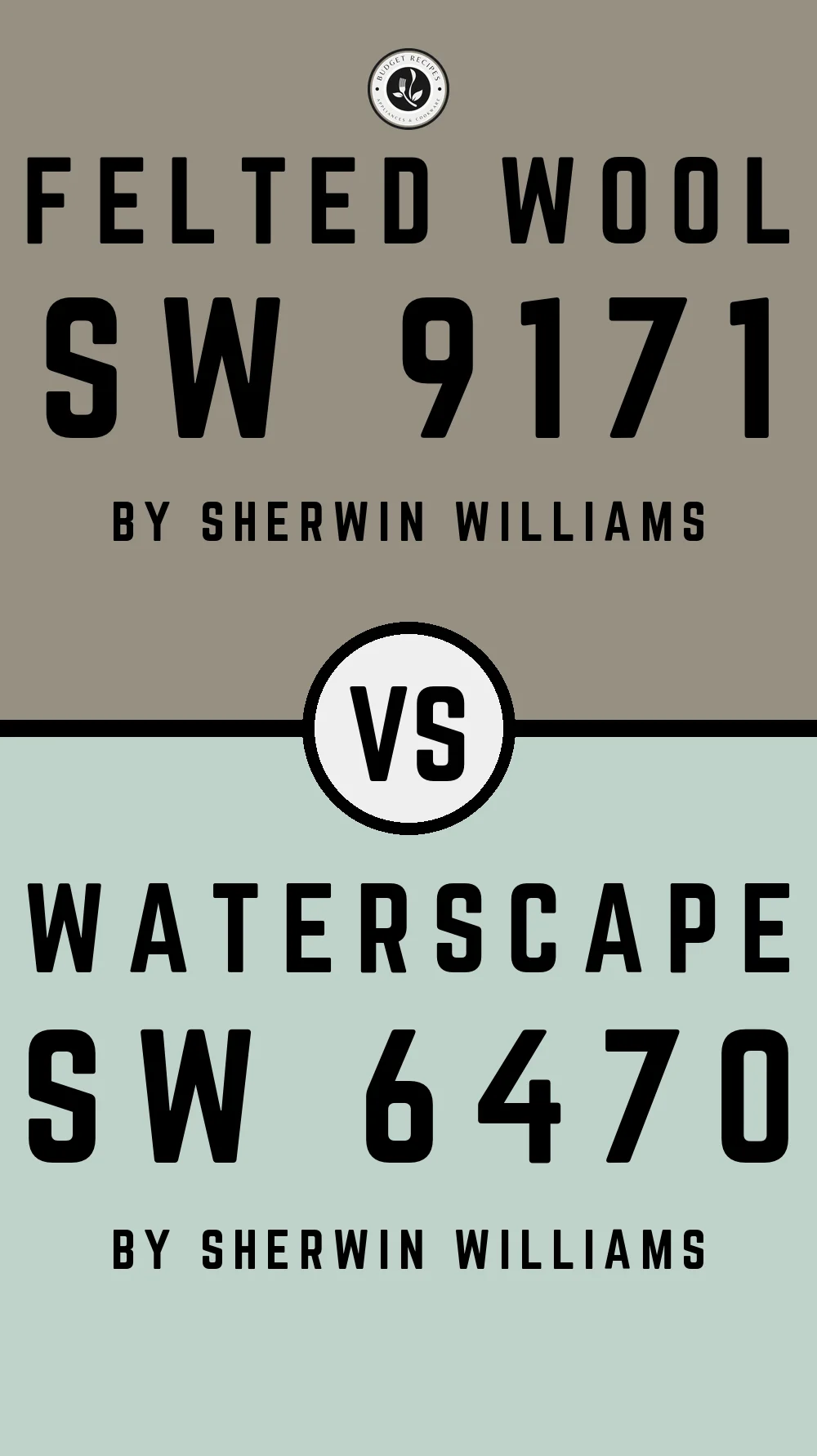 Felted Wool by Sherwin Williams SW 9171 with Waterscape SW 6470