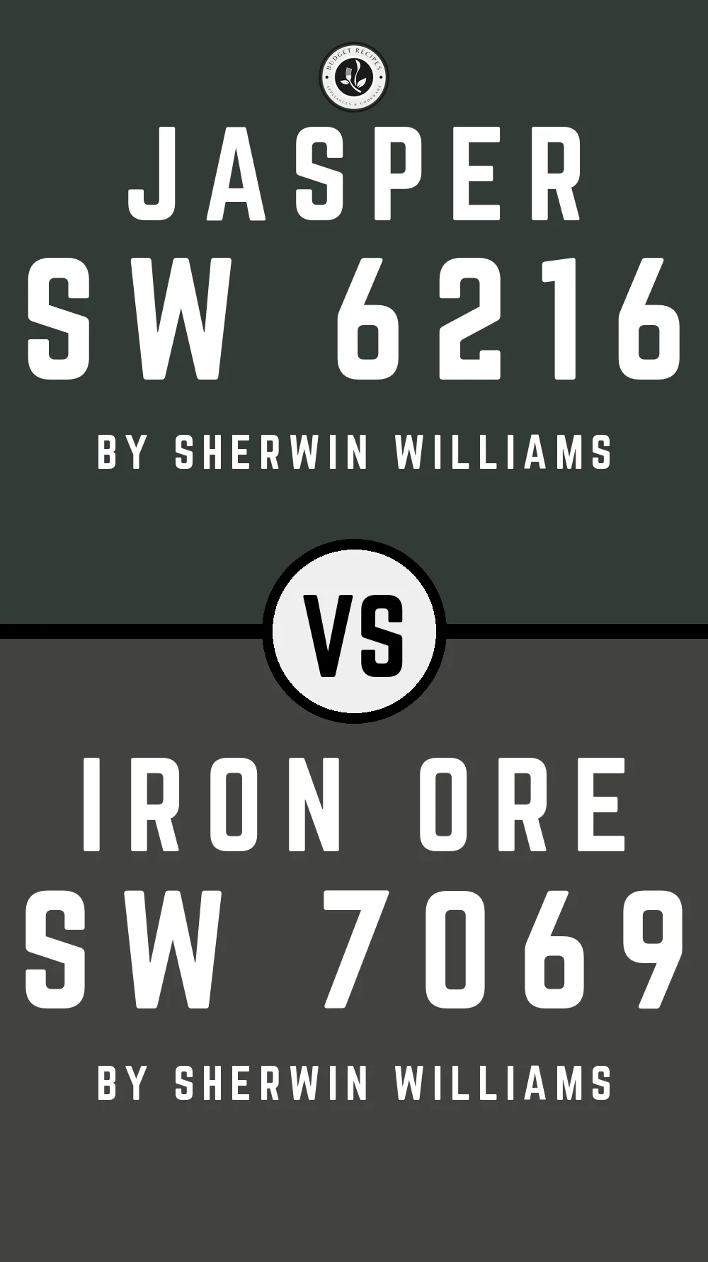 Jasper SW 6216 vs Iron Ore SW 7069