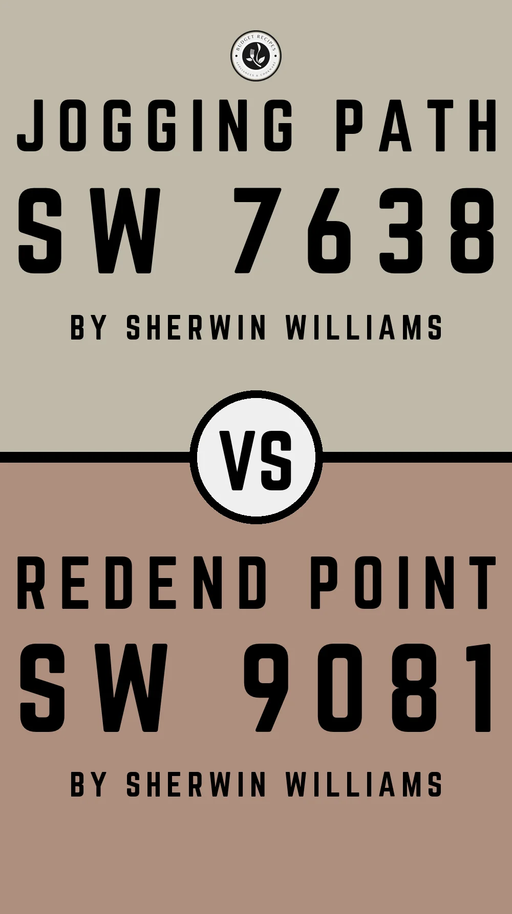 Jogging Path by Sherwin Williams SW 7638 With Redend Point SW 9081