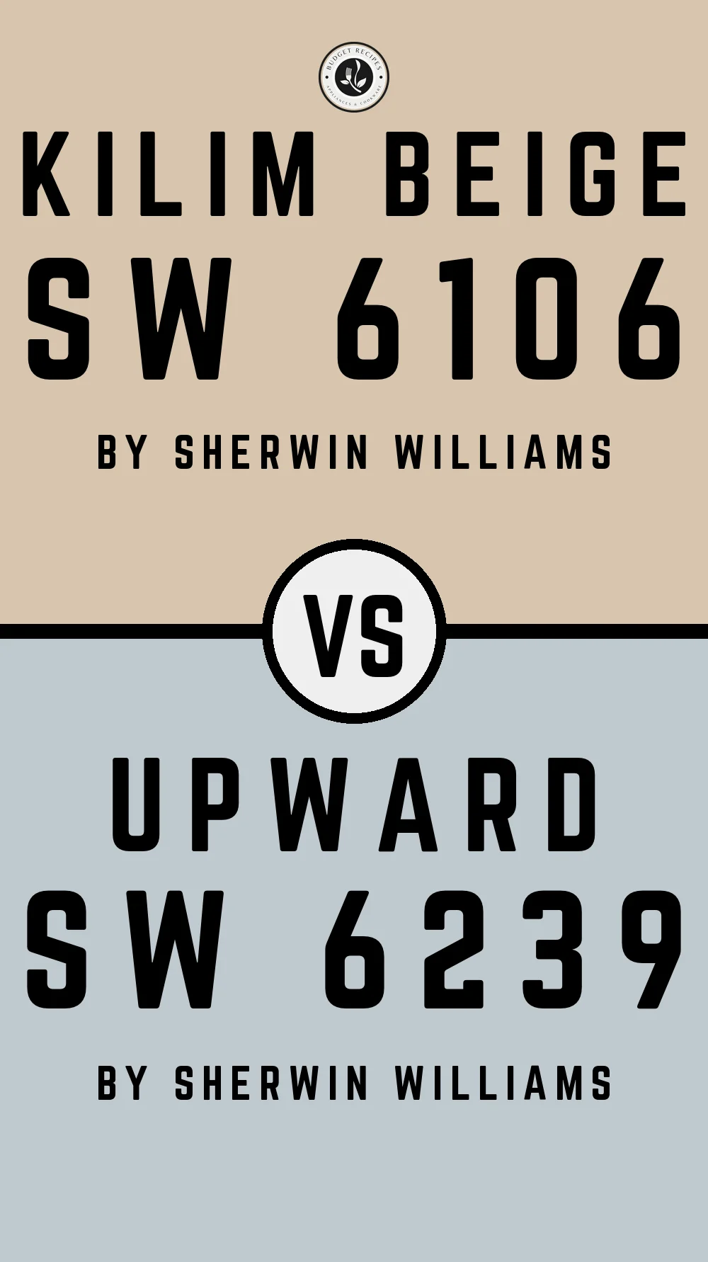 Kilim Beige by Sherwin Williams SW 6106 with Upward SW 6239