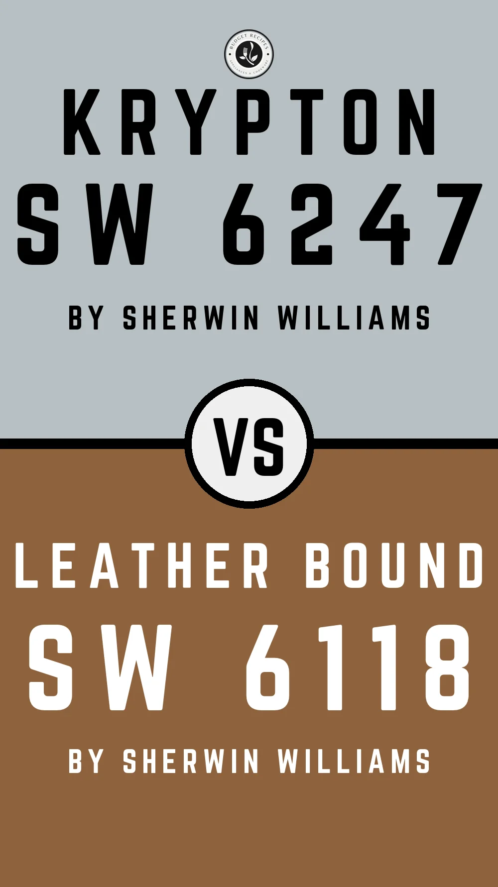 Krypton by Sherwin Williams SW 6247 With Smoky Topaz SW 6118