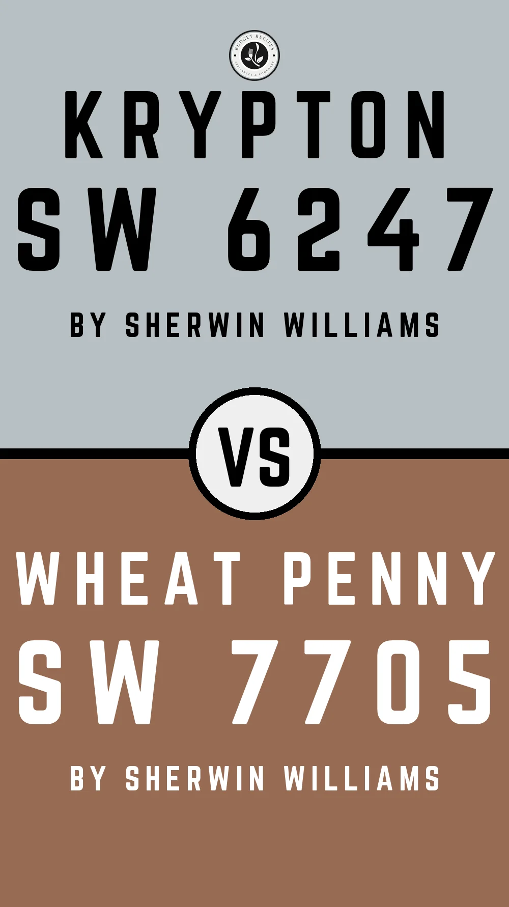 Krypton by Sherwin Williams SW 6247 With Wheat Penny SW 7705