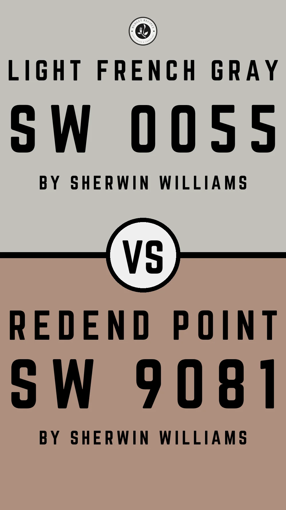 Light French Gray by Sherwin Williams SW 0055 with Redend Point SW 9081
